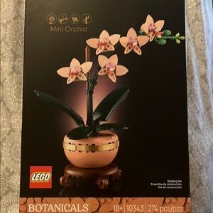 LEGO Botanical Mini Orchid with Pink and Green